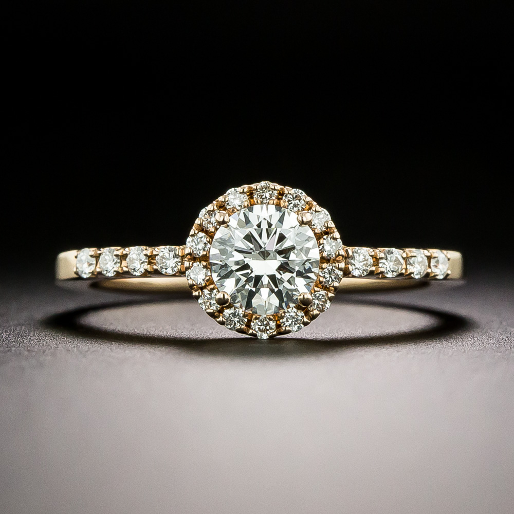 Calvin Broyles Proposal Ready 1 Carat Round Shape Diamond Halo Engagement  Ring CRB.50-W - Calvin Broyles
