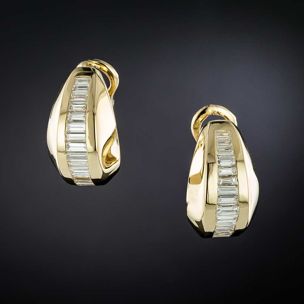 Arianna Baguette Earrings