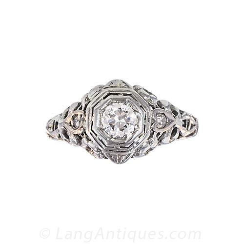 Estate Diamond Ring, Circa 1920s