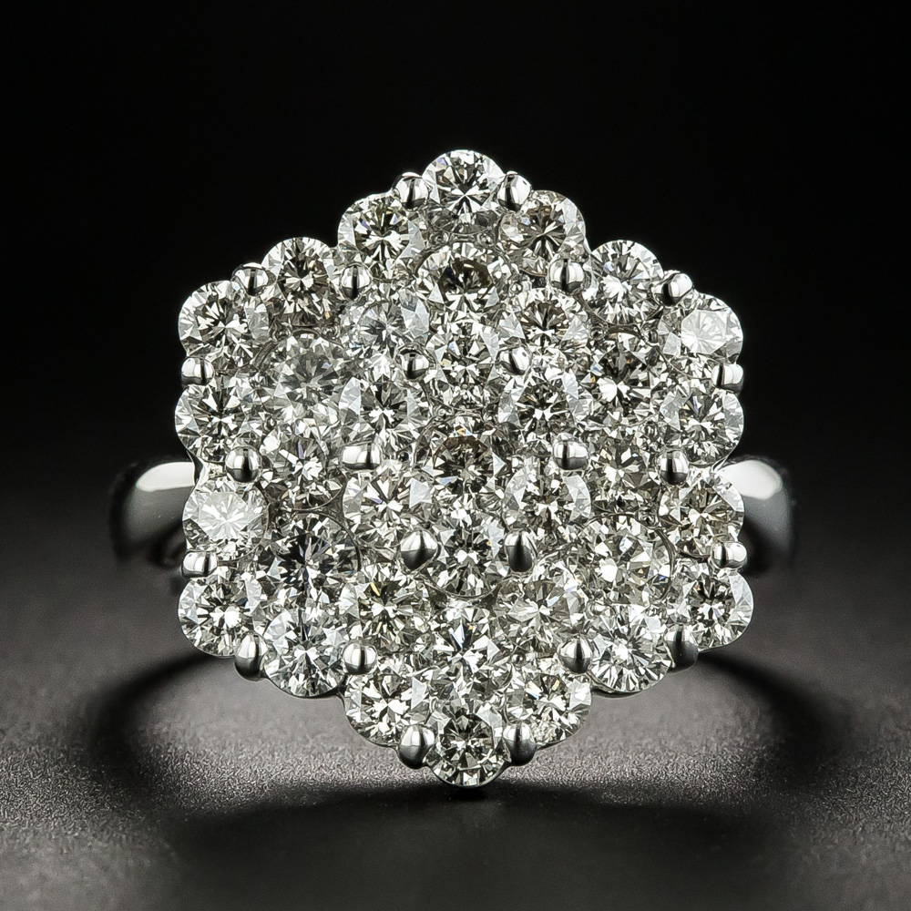 Estate Hexagonal Diamond Ring