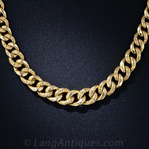 French 18K Antique Necklace