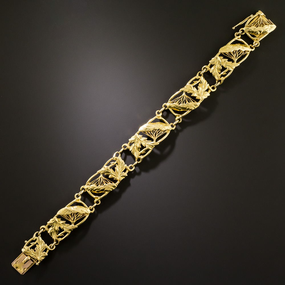 リ*ト様 アールヌーヴォー フランス 1880年代 ブレスレット French Art Nouveau Bracelet
