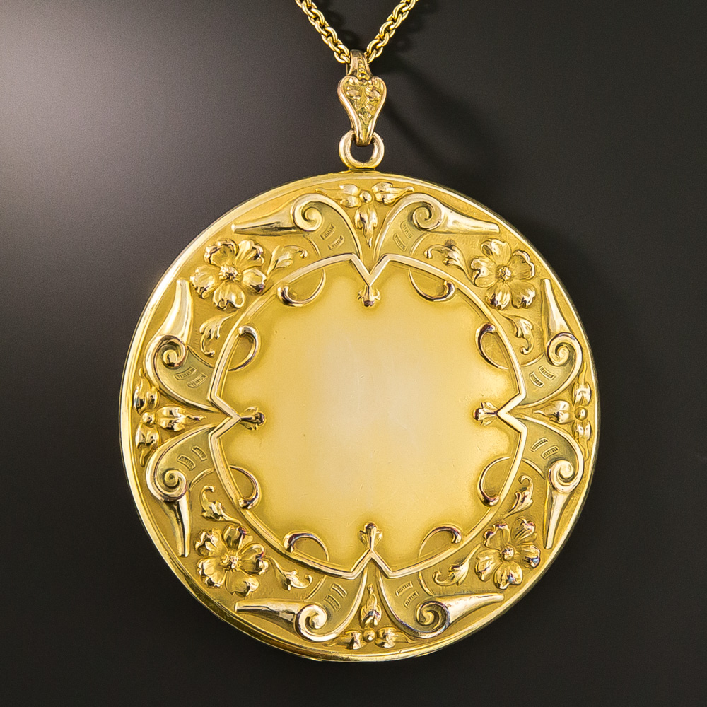 Victorian hot sale gold locket