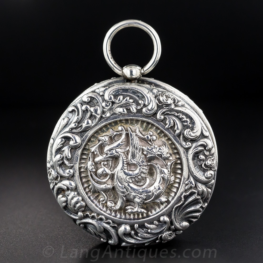 Antique Sterling Silver Victorian Compact Purse 81.53 DWT - Etsy