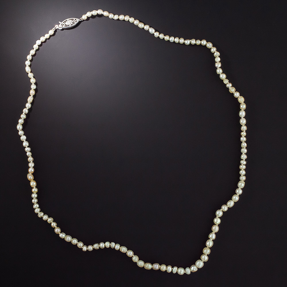 Uncultured pearl deals necklace