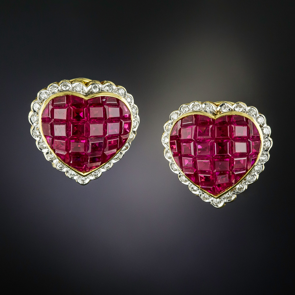 Buy La Soula 925 Silver Red Ruby  Cubic Zirconia Earrings Online At Best  Price  Tata CLiQ