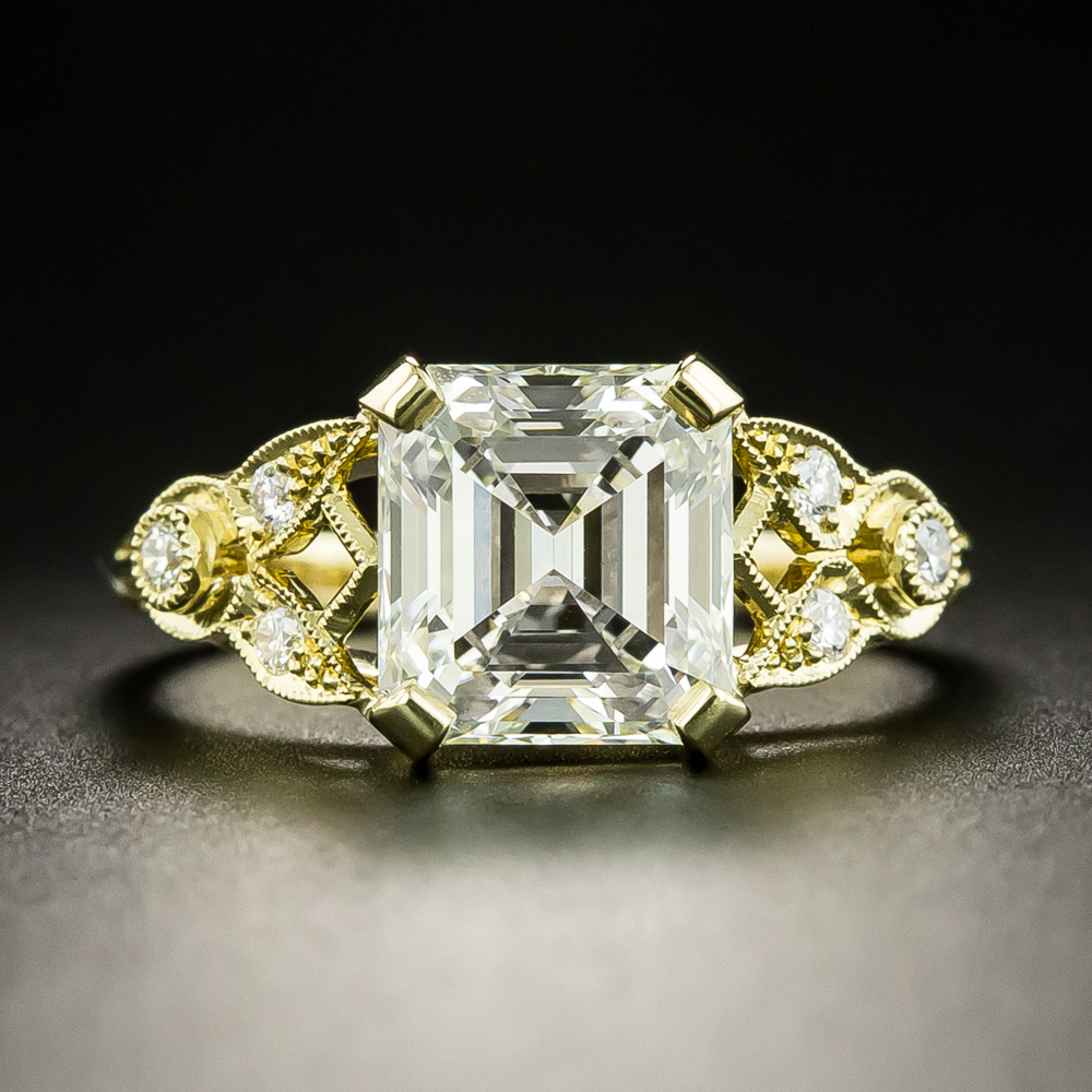 Lang Collection 2.91 Carat Emerald-Cut Diamond Ring - GIA K VS1