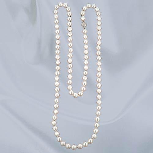 Light Cream Rose Pearl Strand