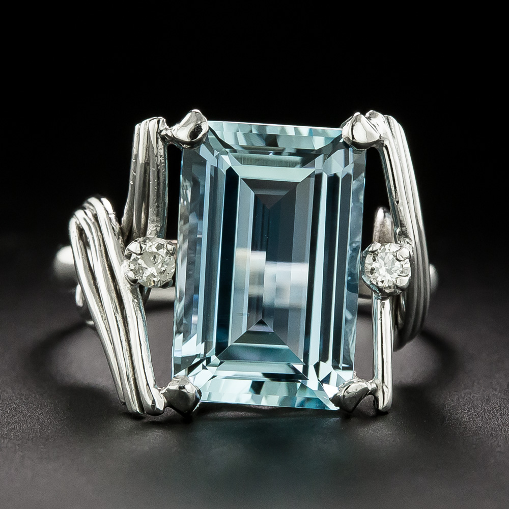 Gemstone Carat Aquamarine Ring Carat Aquamarine Ring For Sale On