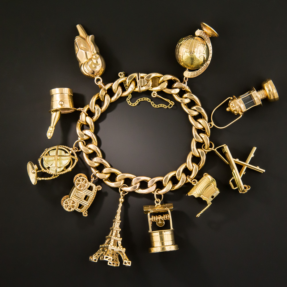 Mid-Century Charm Bracelet