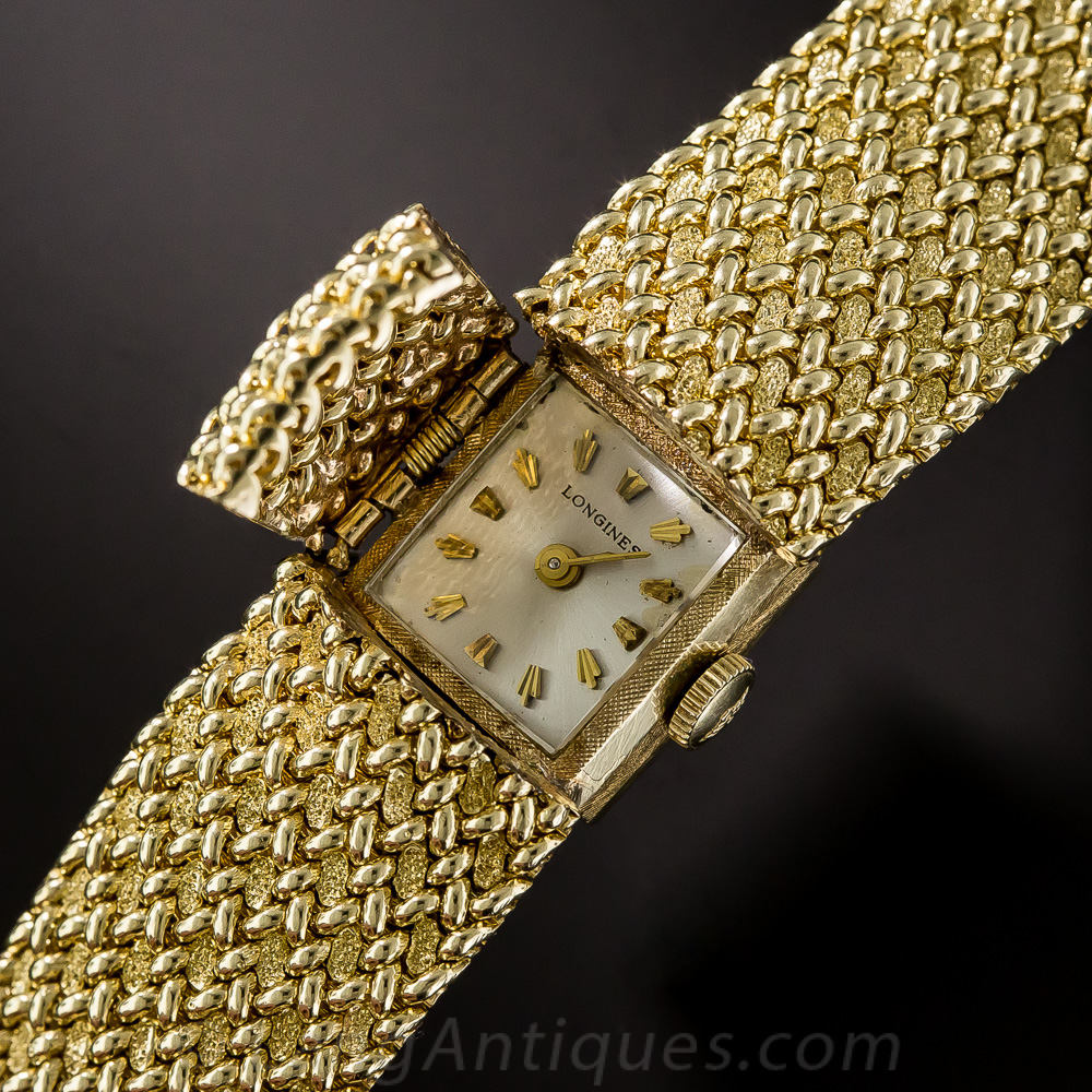 Mid-Century Cover Wrist Watch