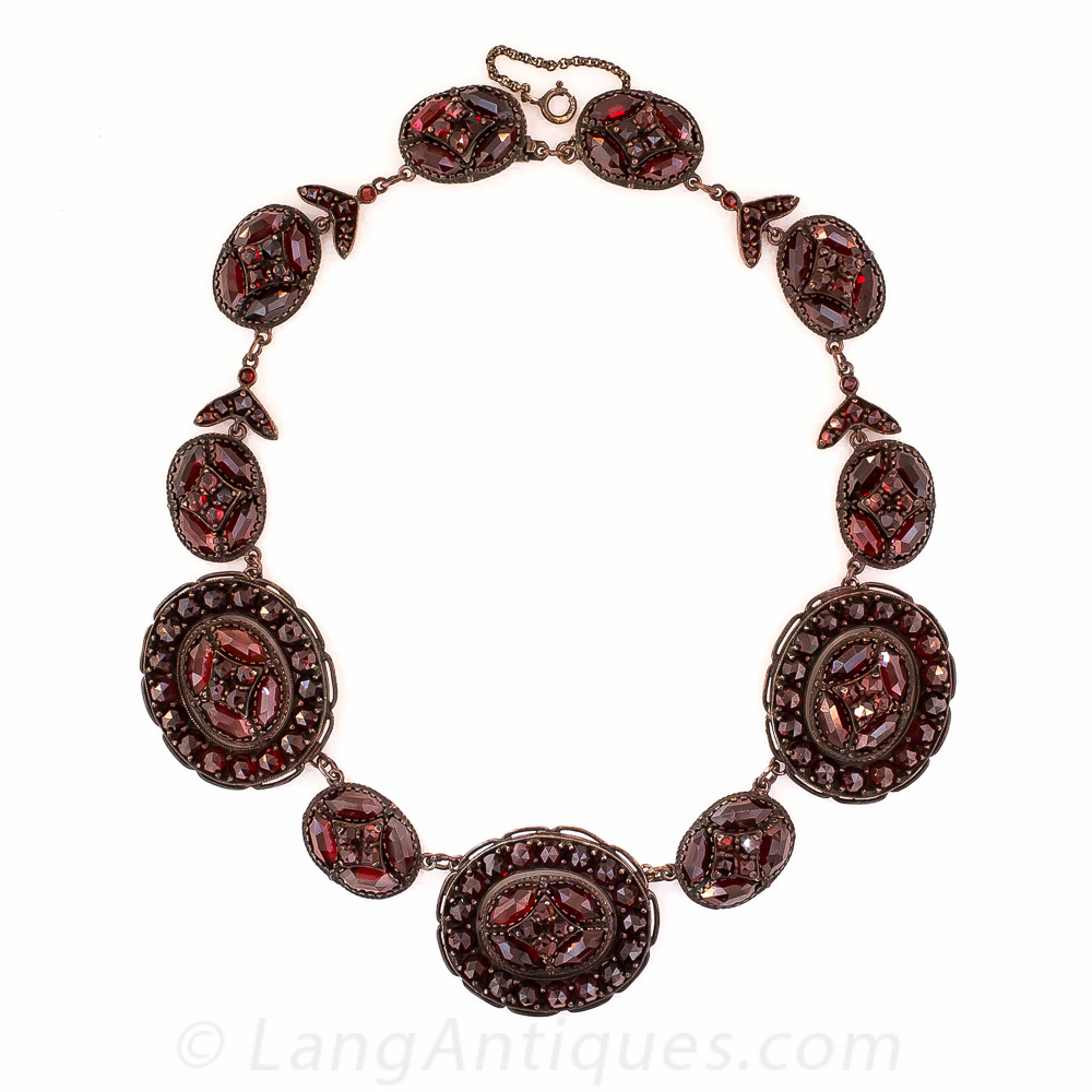 Mid-Century Garnet Necklace