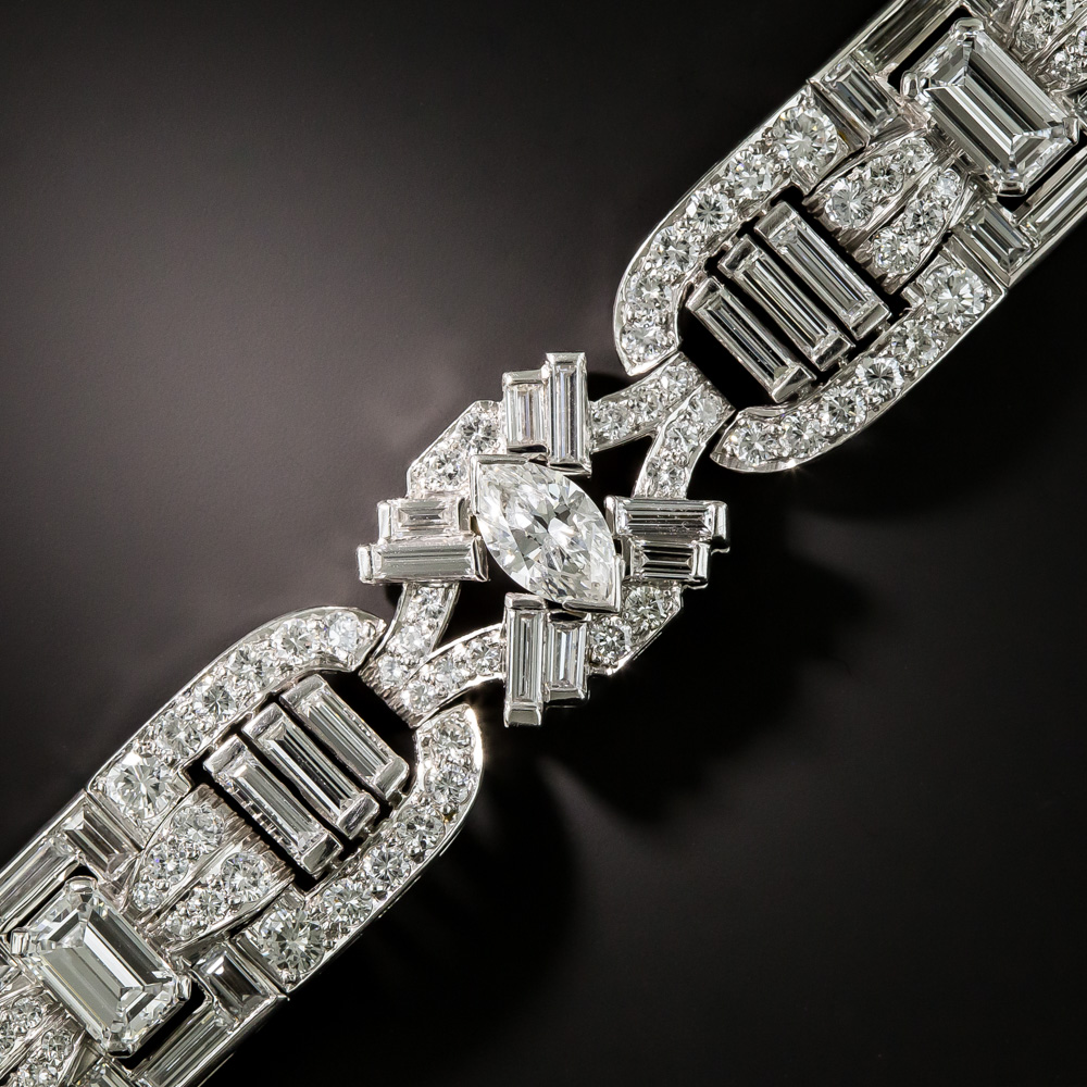 Mid-Century Diamond Bracelet