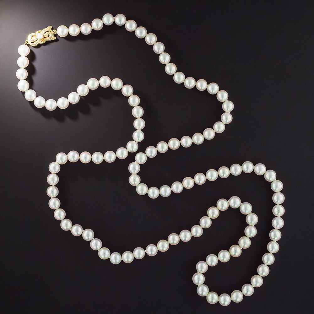 Mikimoto opera store length pearls