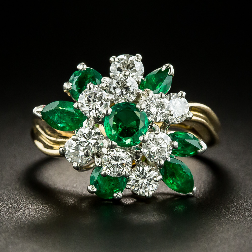 Oscar Heyman Platinum Moonstone, Sapphire & Diamond Ring- 302598 – Moyer  Fine Jewelers