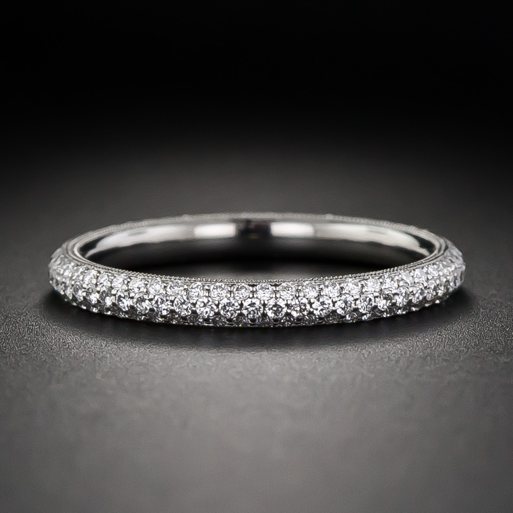 Pave Set Diamond Band