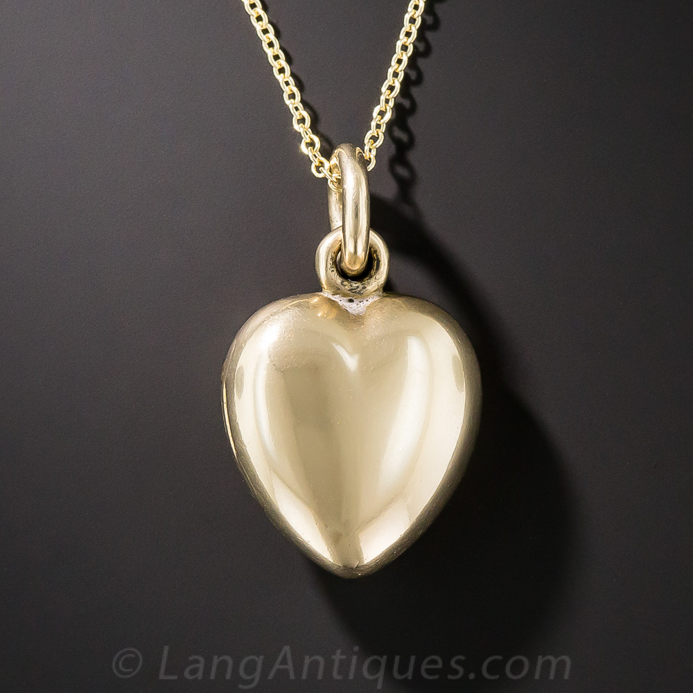 Small Heart Locket Vintage Jewelry