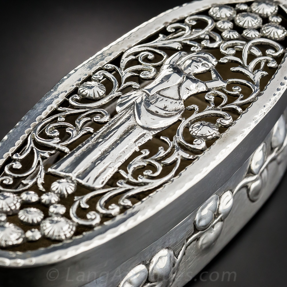 Antique Silver Ring Boxes | Vintage ring box, Antique ring box, Antique  silver rings