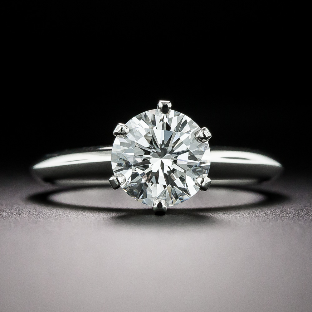 Tiffany® Diamond Wedding Band ring in platinum with a half circle of round  brilliant diamonds. | Tiffany & Co.