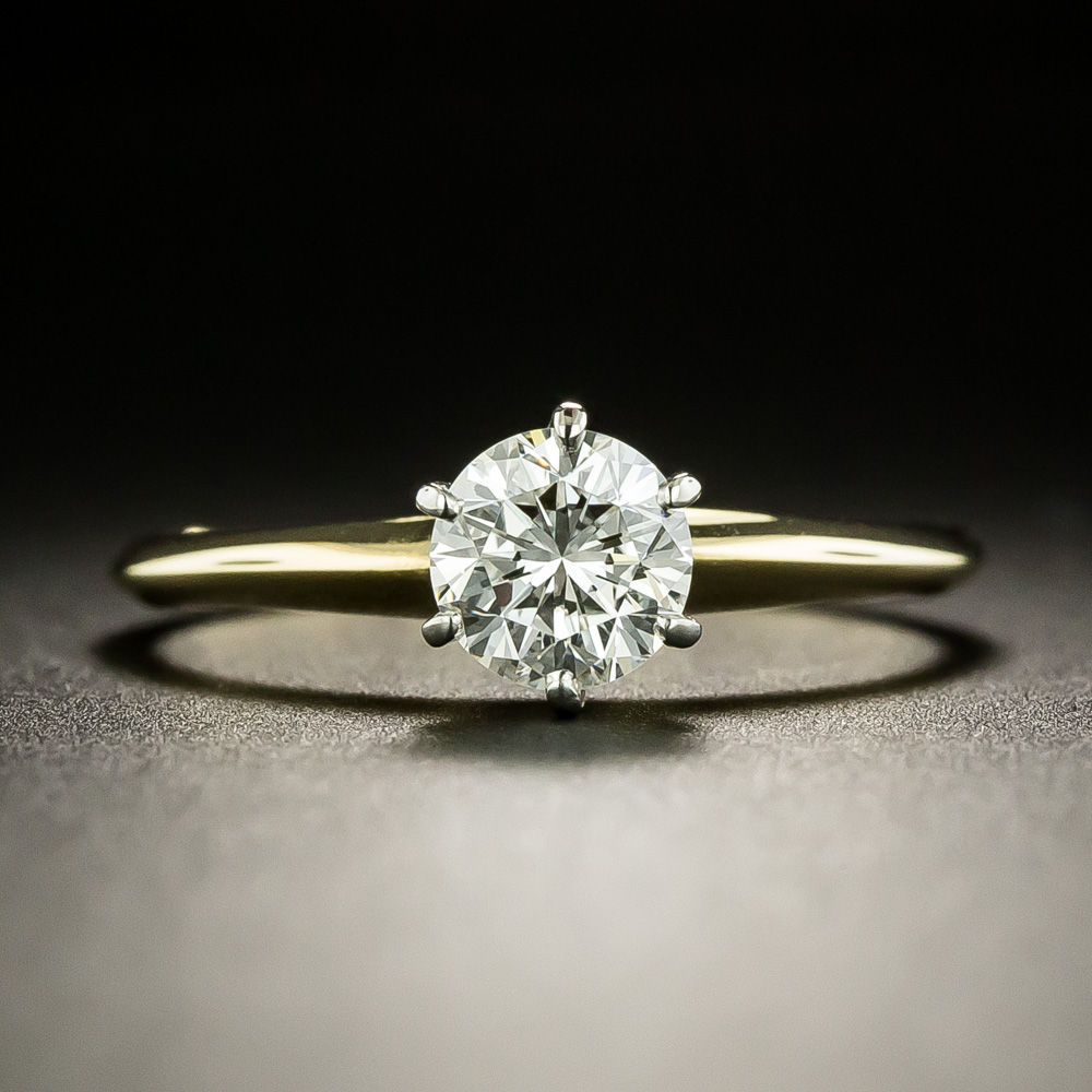 Tiffany & Co. .75 Carat Diamond Solitaire Engagement Ring