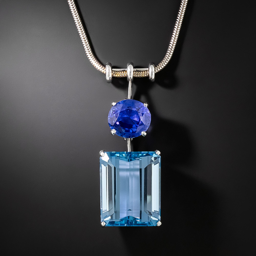 Share 70+ aquamarine necklace tiffany latest
