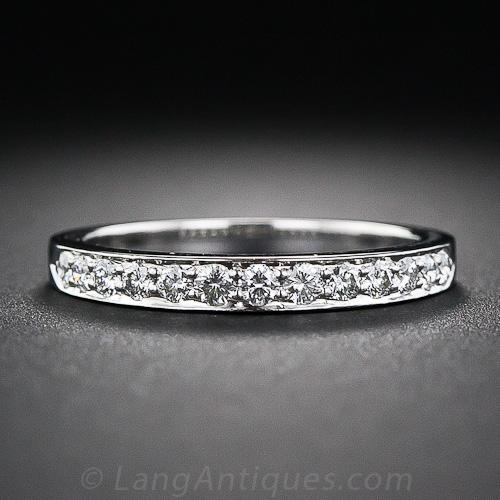 Tiffany & Co, Platinum Diamond Wedding Band