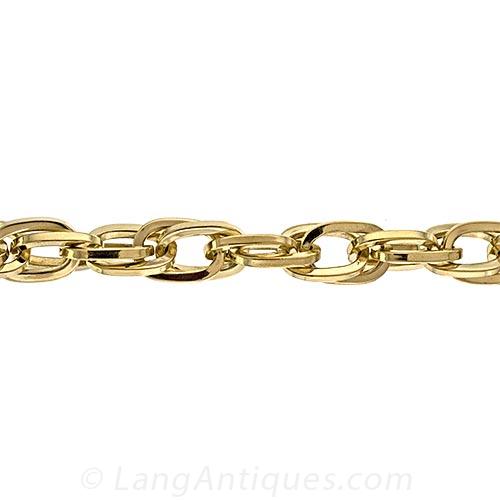 Triple Link Charm Bracelet