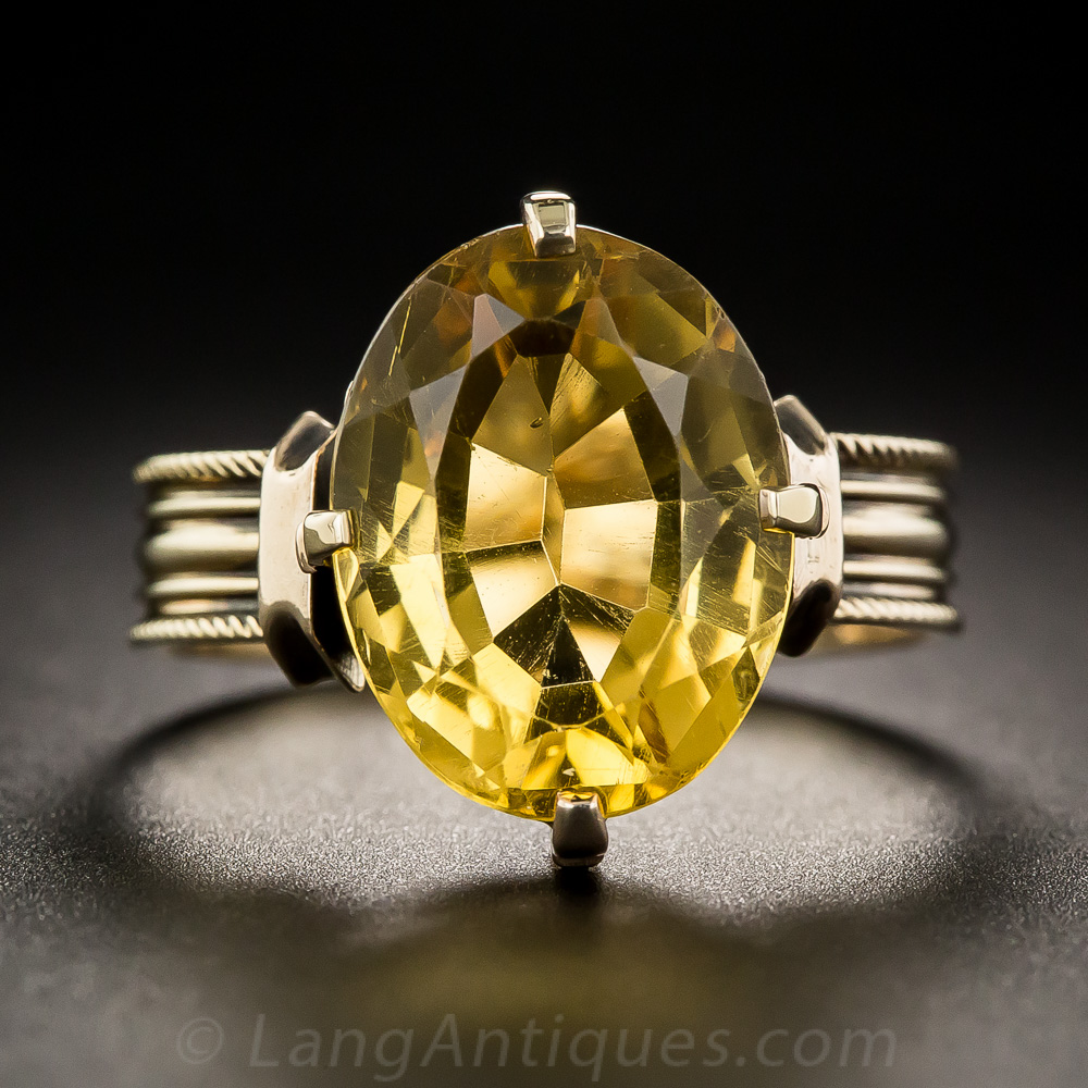 Citrine clearance antique ring