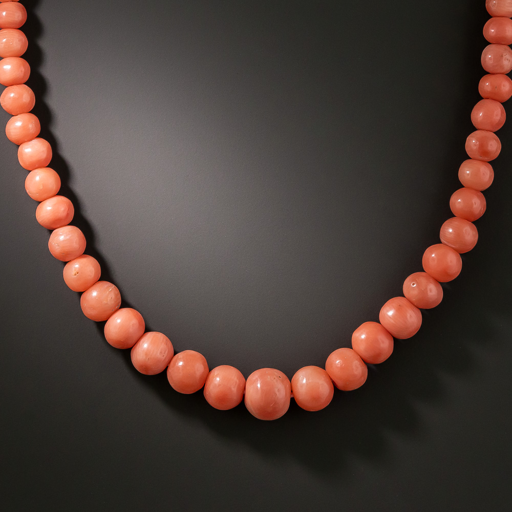 Victorian online coral beads