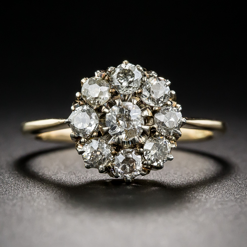 Victorian cluster 2025 engagement rings