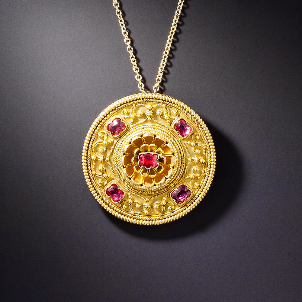 Red deals spinel pendant