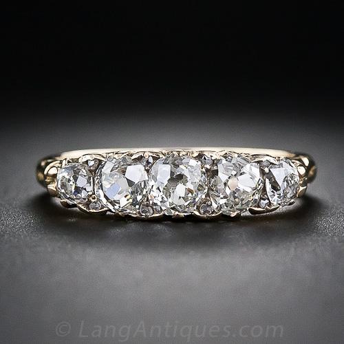 Victorian Five-Stone Diamond Ring