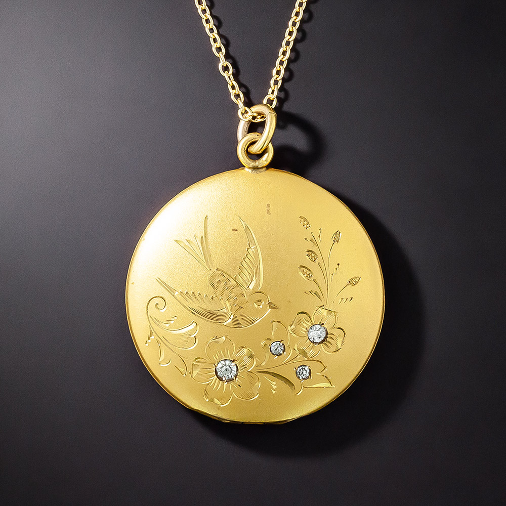 Gold hot sale filled locket