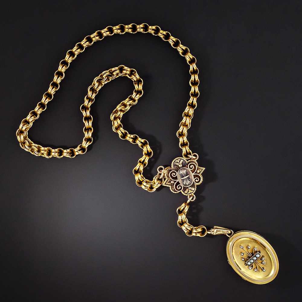Victorian Locket and Chain