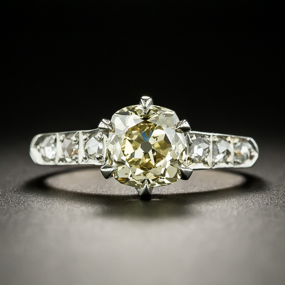 Vintage yellow clearance diamond