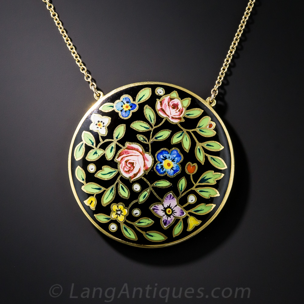 Vintage cloisonne jewelry on sale