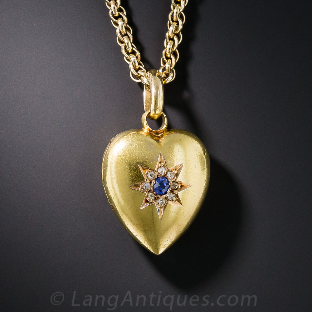 Diamond hot sale heart locket