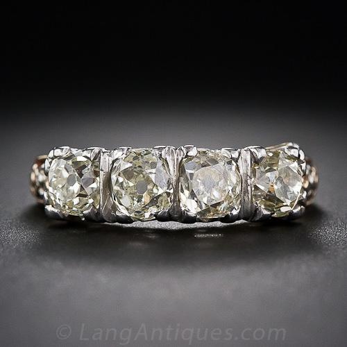 Four stone store diamond ring