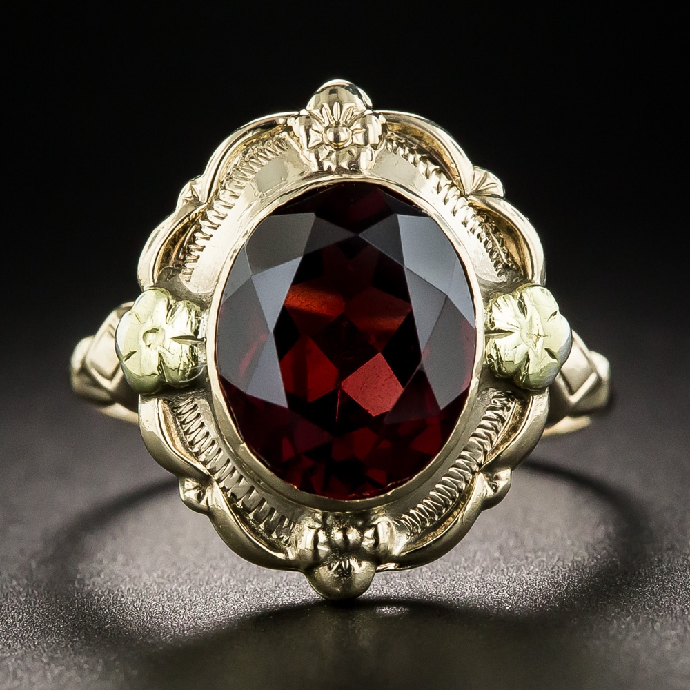 Antique garnet rings for sale hot sale