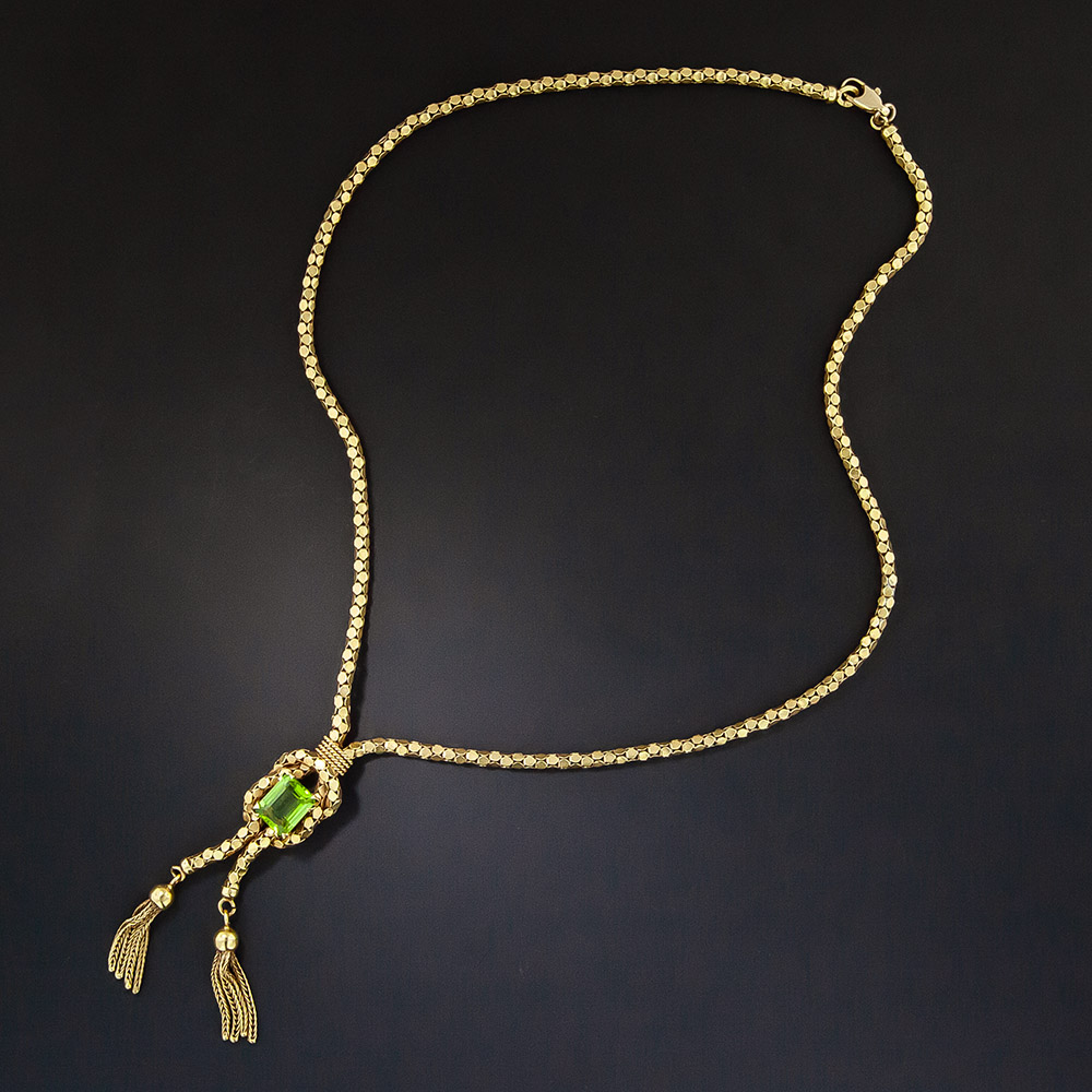 Vintage tassel necklace on sale