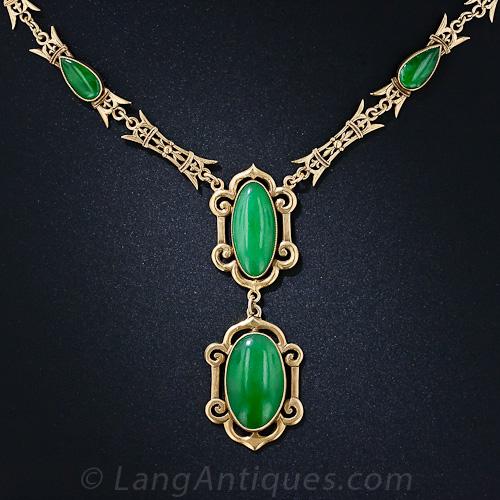 Vintage jade pendant cheap