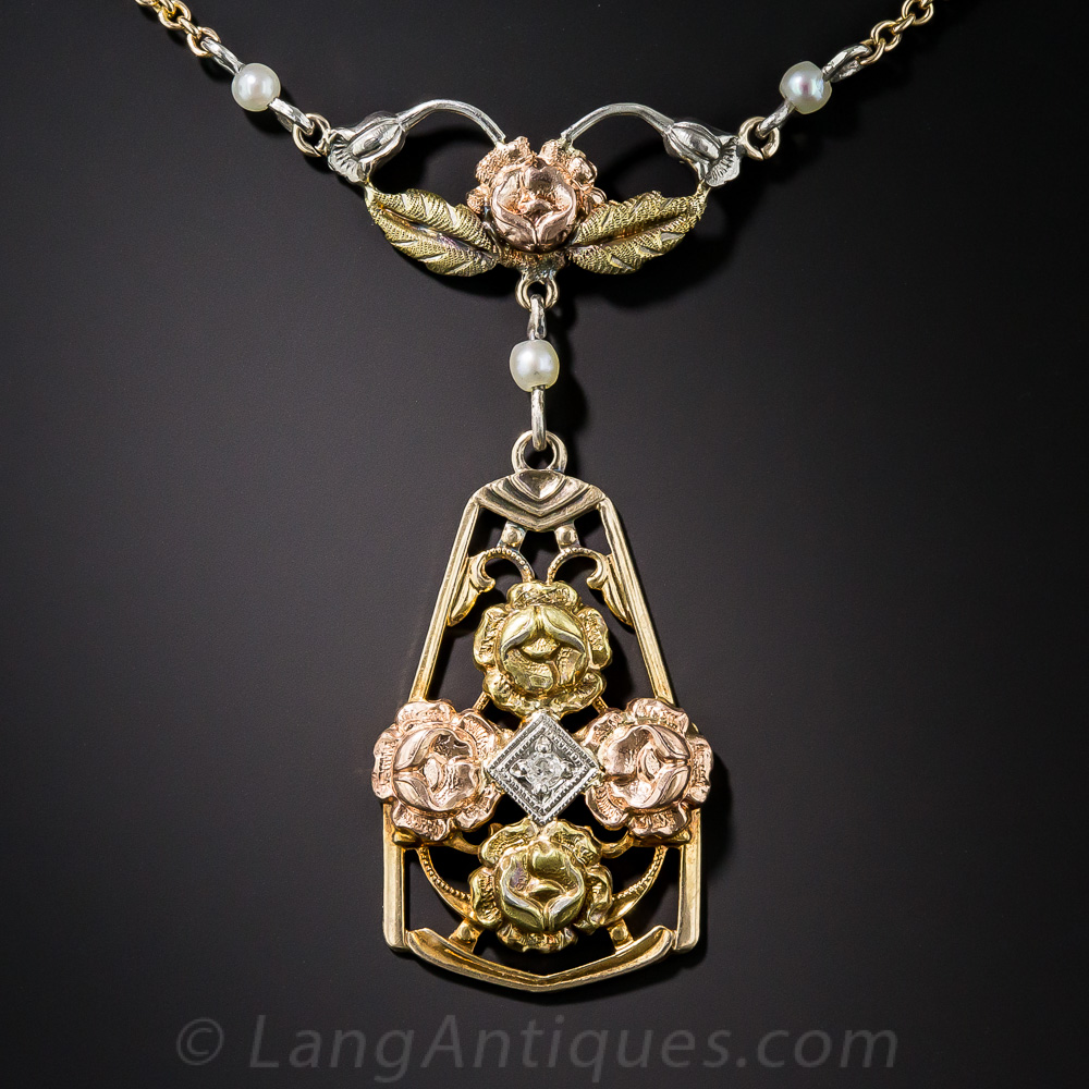 当店だけの限定モデル Vintage Tri-Color Gold Flower Necklace その他