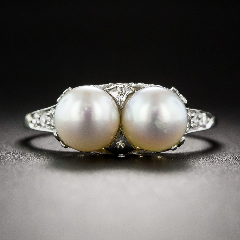 Beautiful Antique Estate 14K Gold Ladies Intricate Pearl Ring, Size 3,  Handmade | eBay