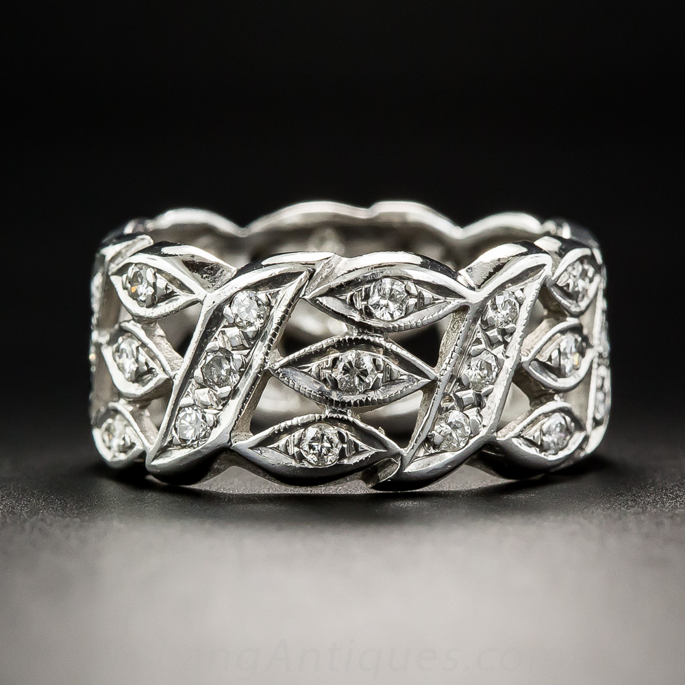Wide vintage wedding bands top