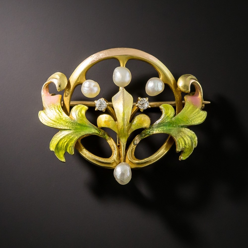 Art Nouveau Pin by Krementz