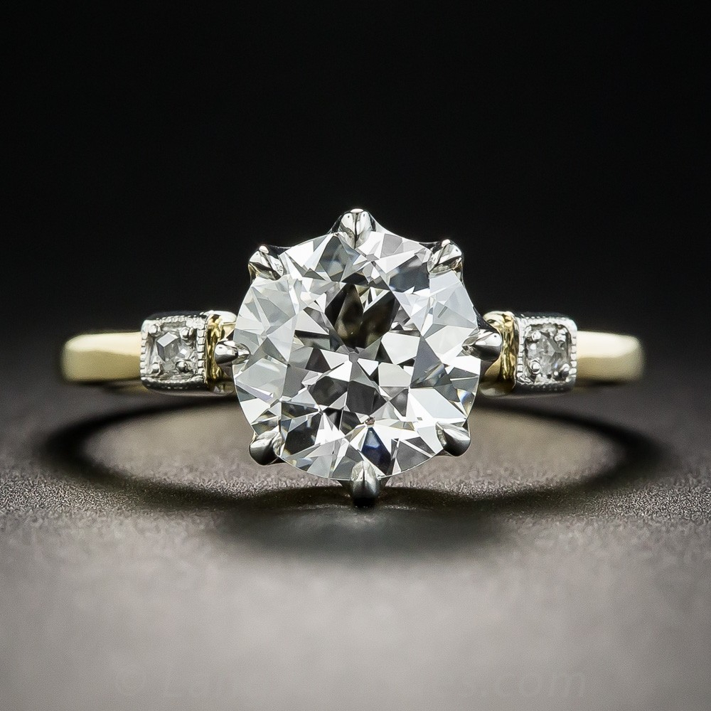 2.12 Carat Diamond Solitaire Engagement Ring