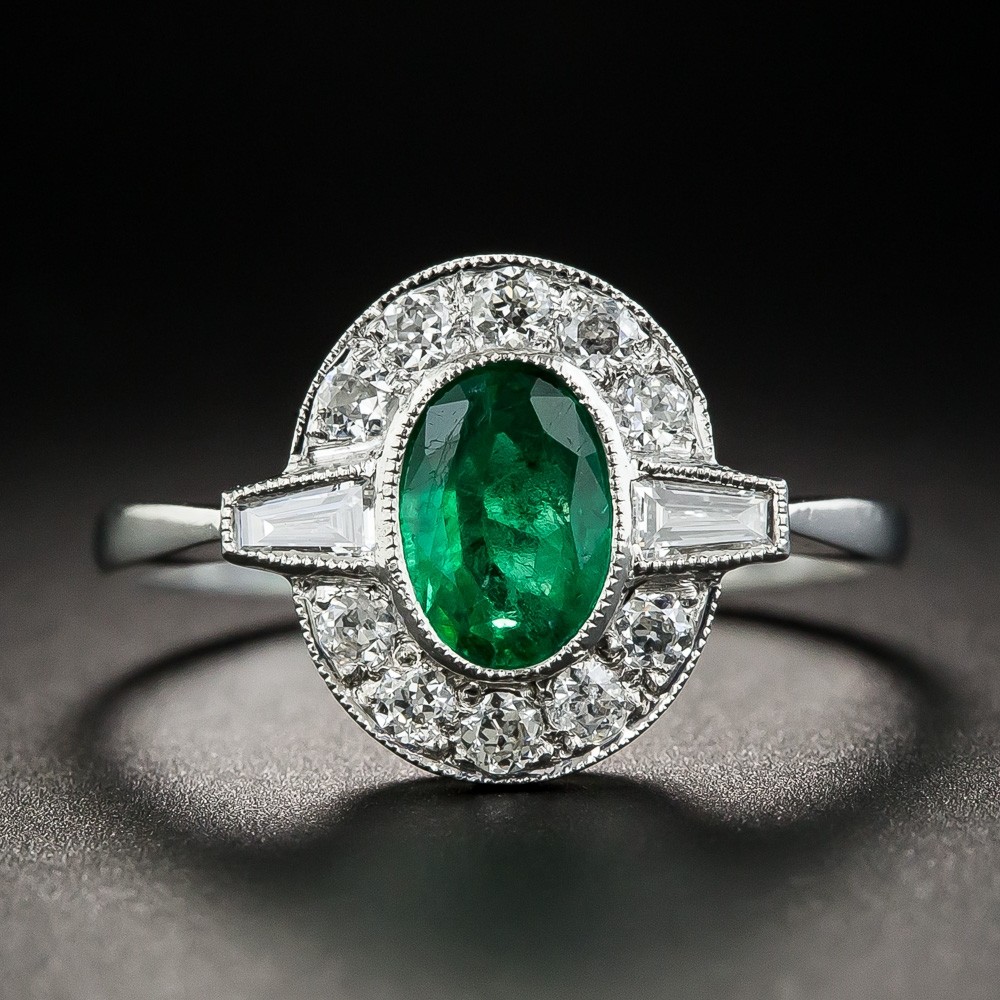 Vintage Colored Stone Engagement Rings